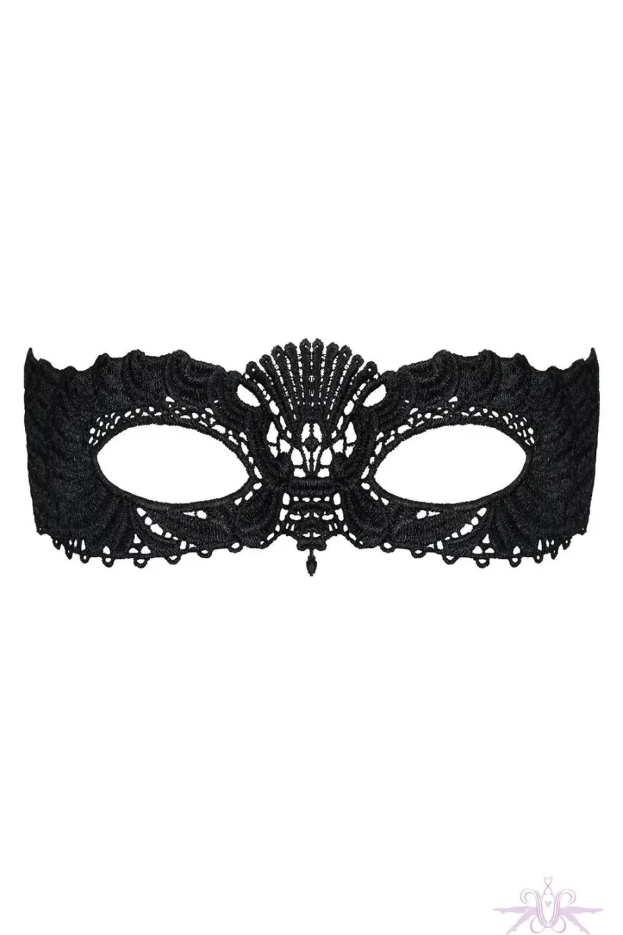 "Sexproducts Black Obsessive Lace Mask - Elegant & Sensual Face Accessory"