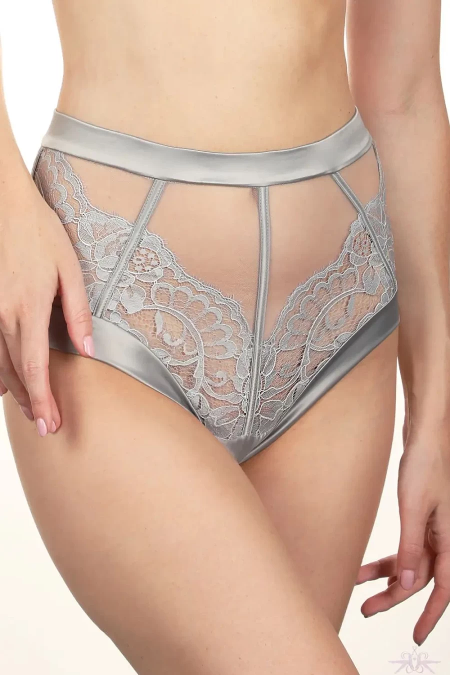 Sexproducts Marlene High Waist Brief - Grey Milano Prelude Style Underwear