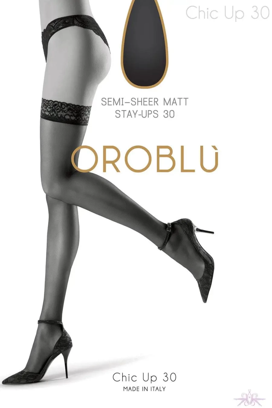 Sexproducts Chic Up 30 Hold Ups - Stylish Thigh High Stockings for Women