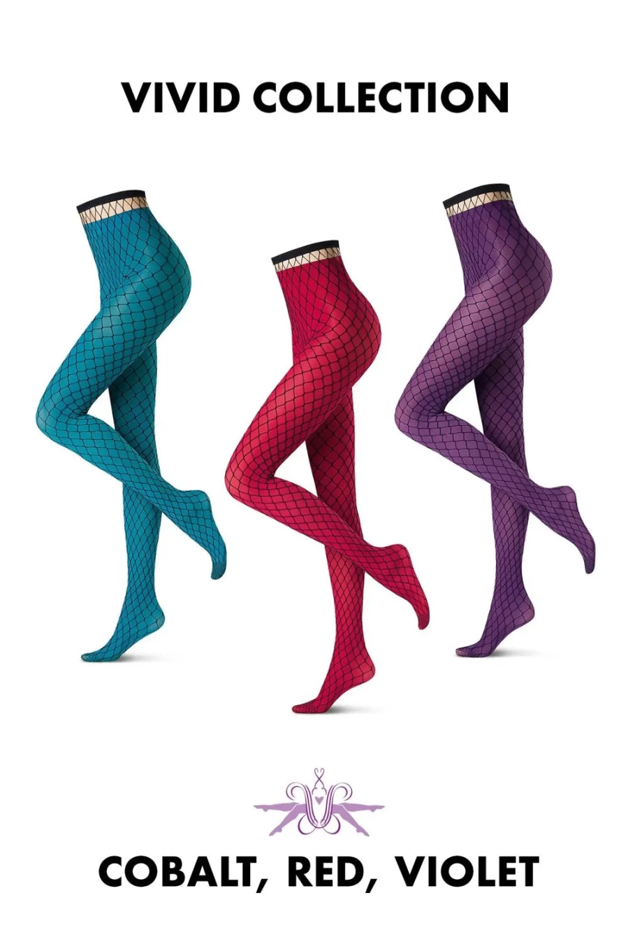 Sexproducts Fishnet Glamour Tights - 50 Denier All Colors Fashion Hosiery