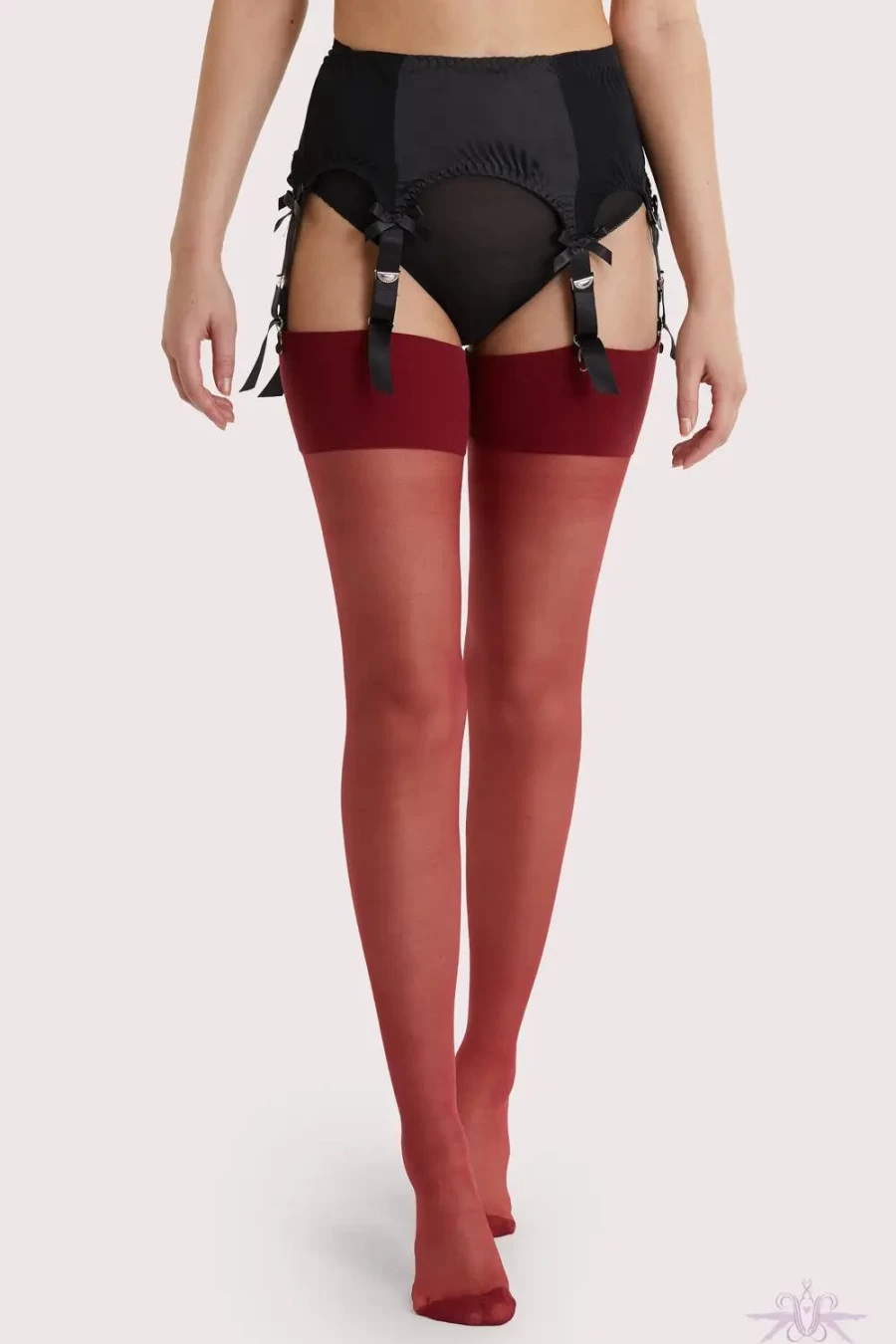 "Sexproducts Merlot Vintage Seamed Stockings – Playful Promises Retro Style"