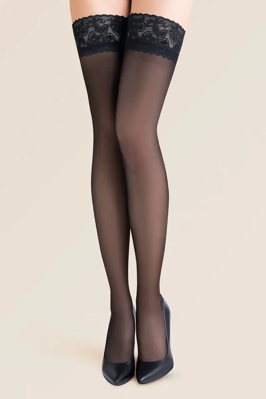 "Sexproducts Gabriella 15 Denier Hold Ups - Premium Thigh High Stockings"