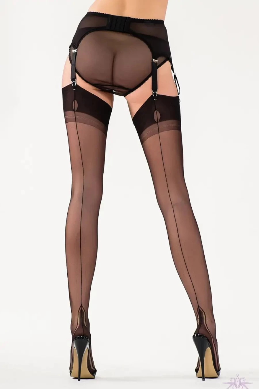Sexproducts Gio Manhattan Heel Fully Fashioned Stockings - Elegant High Heel Stockings for Women