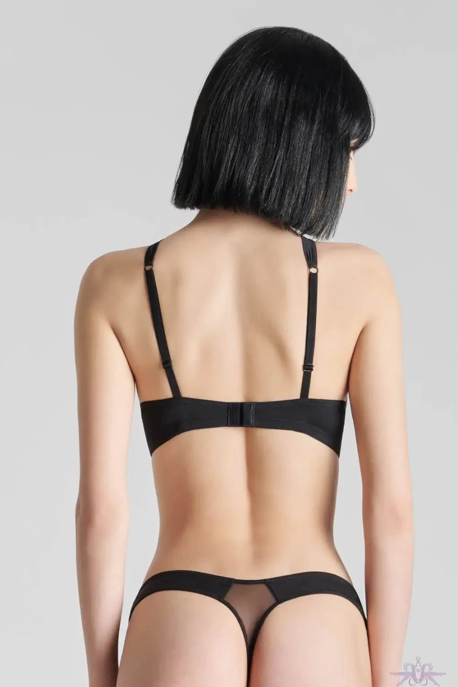 Sexproducts Black Maison Close Pure Tentation High Thong Lingerie