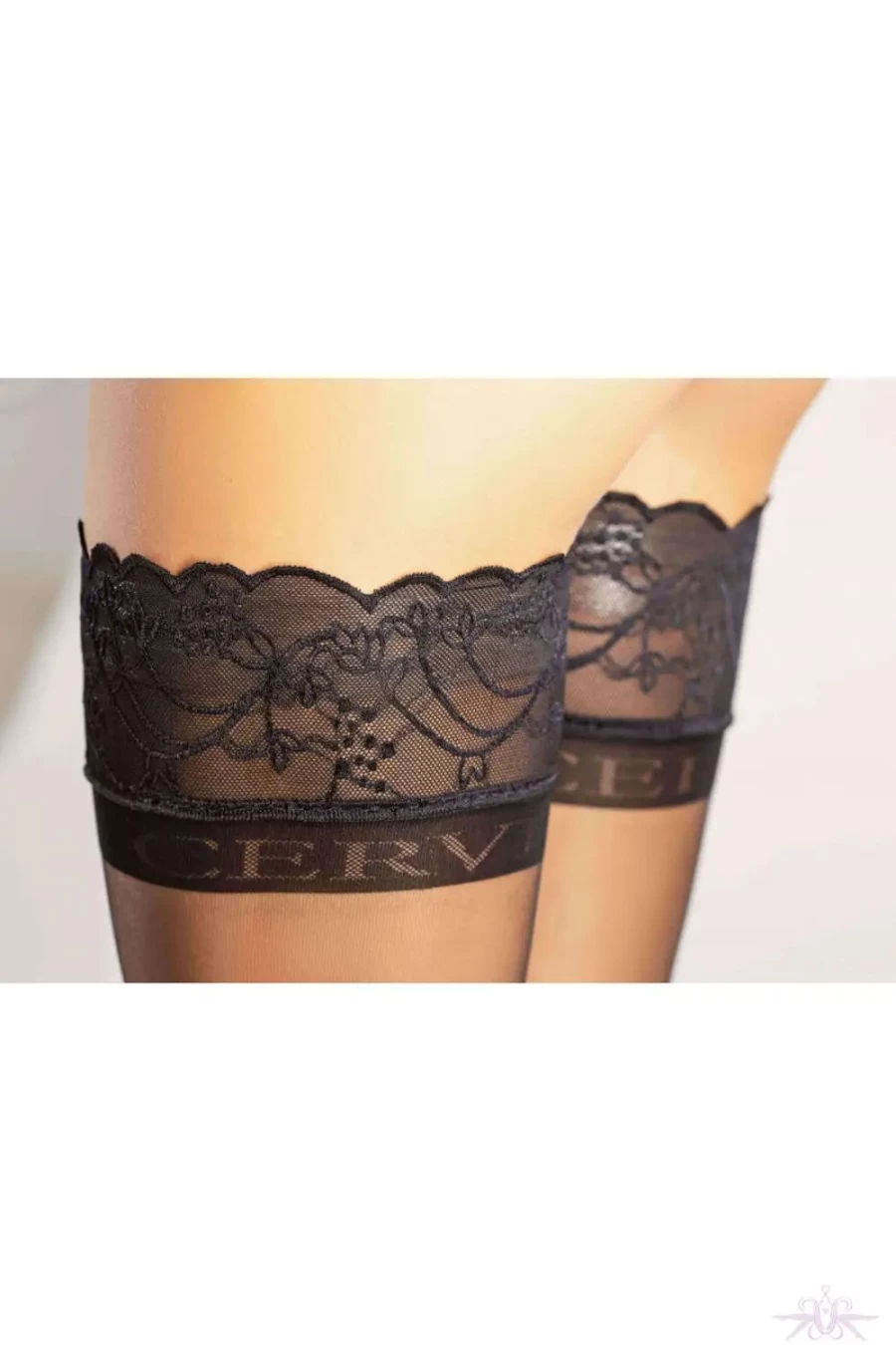 "Sexproducts Cervin New Divine Hold Ups - Premium Thigh High Stockings for Women"