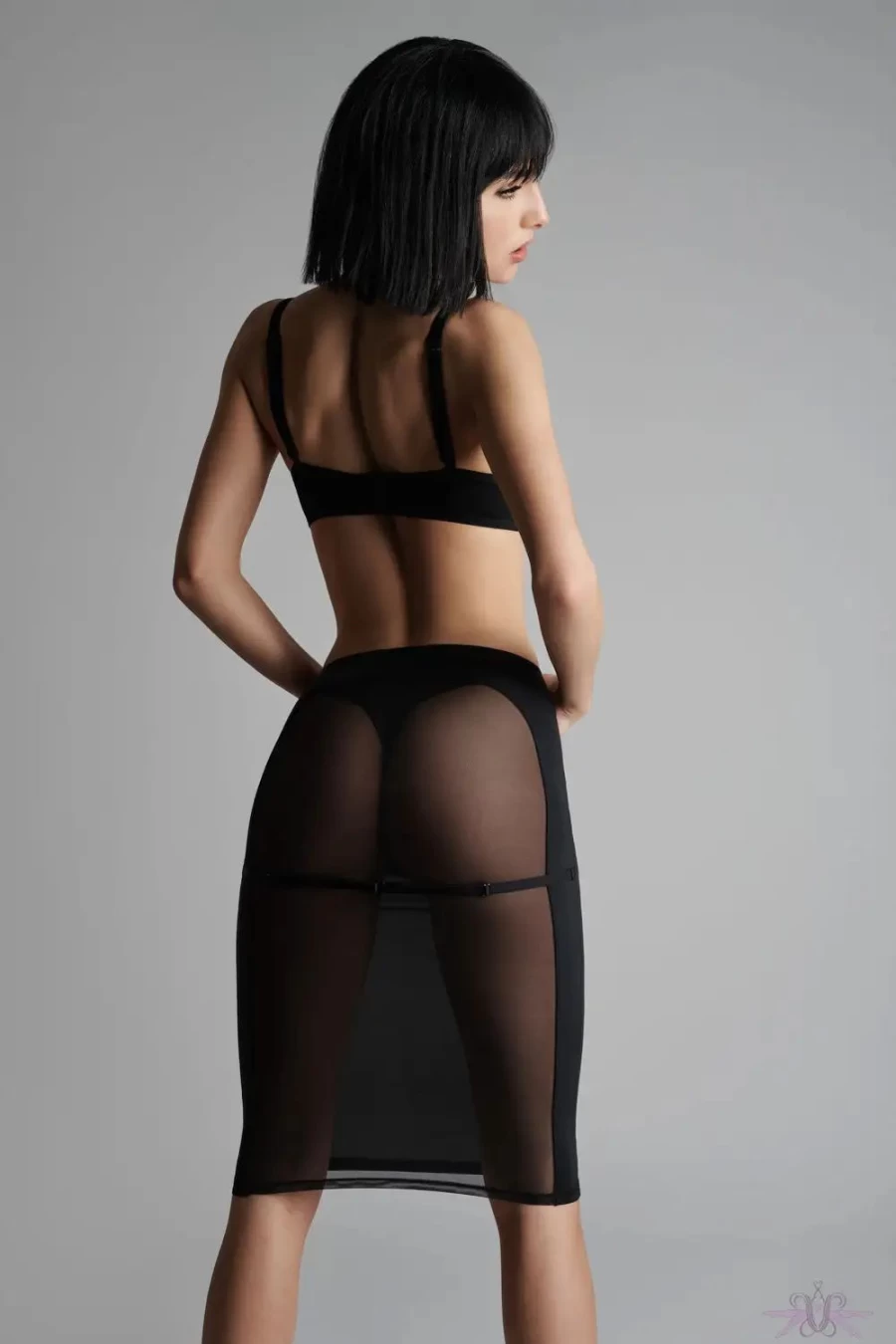 "Sexproducts Black Maison Close Pure Tentation Skirt - Elegant & Seductive Style"
