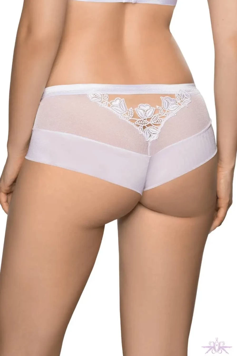 "Sexproducts White Roza Lisbet Brief – Elegant Lingerie for Women"