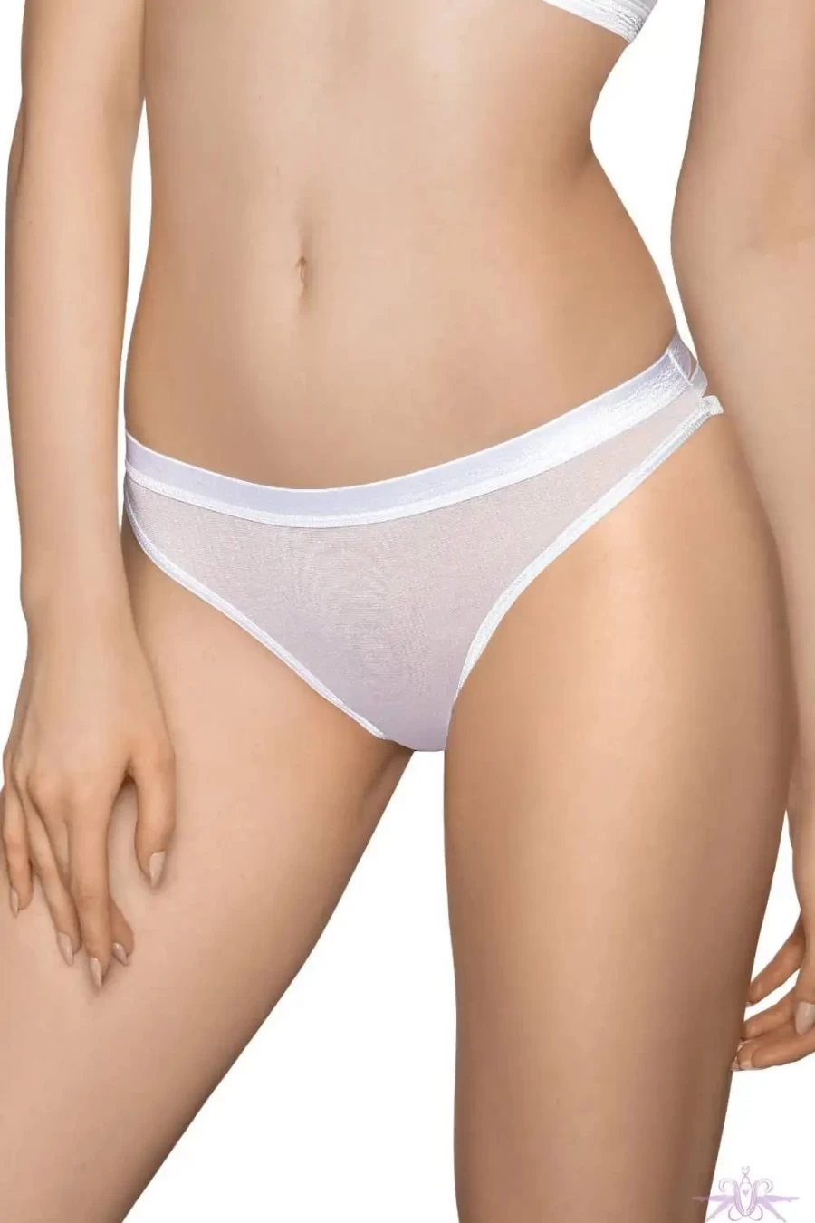 "Sexproducts Roza Lisbet White Lace Thong for Women - Comfortable Elegant Underwear"