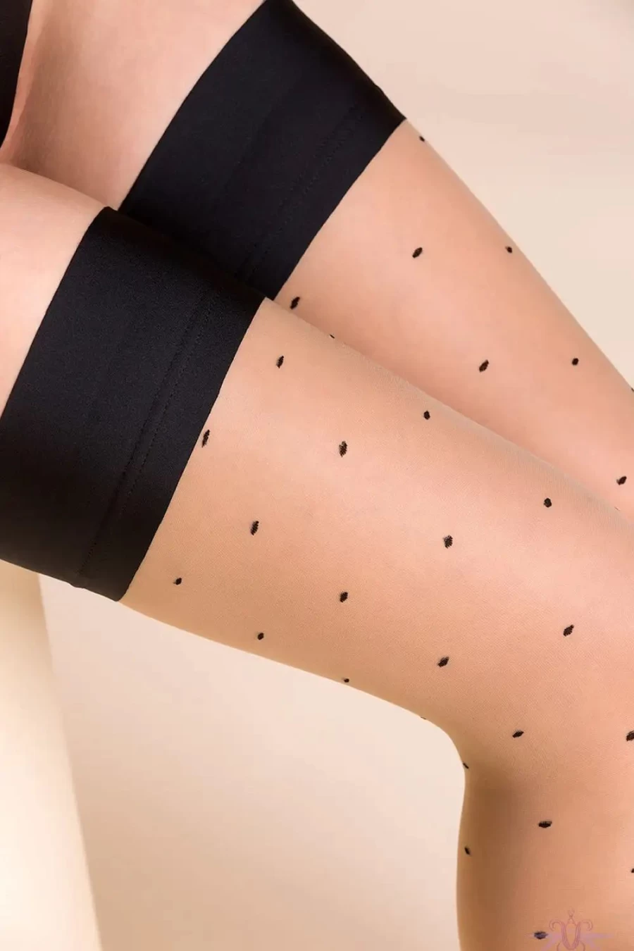 "Sexproducts Gabriella Puntina Hold Ups - Premium Thigh High Stockings for Women"
