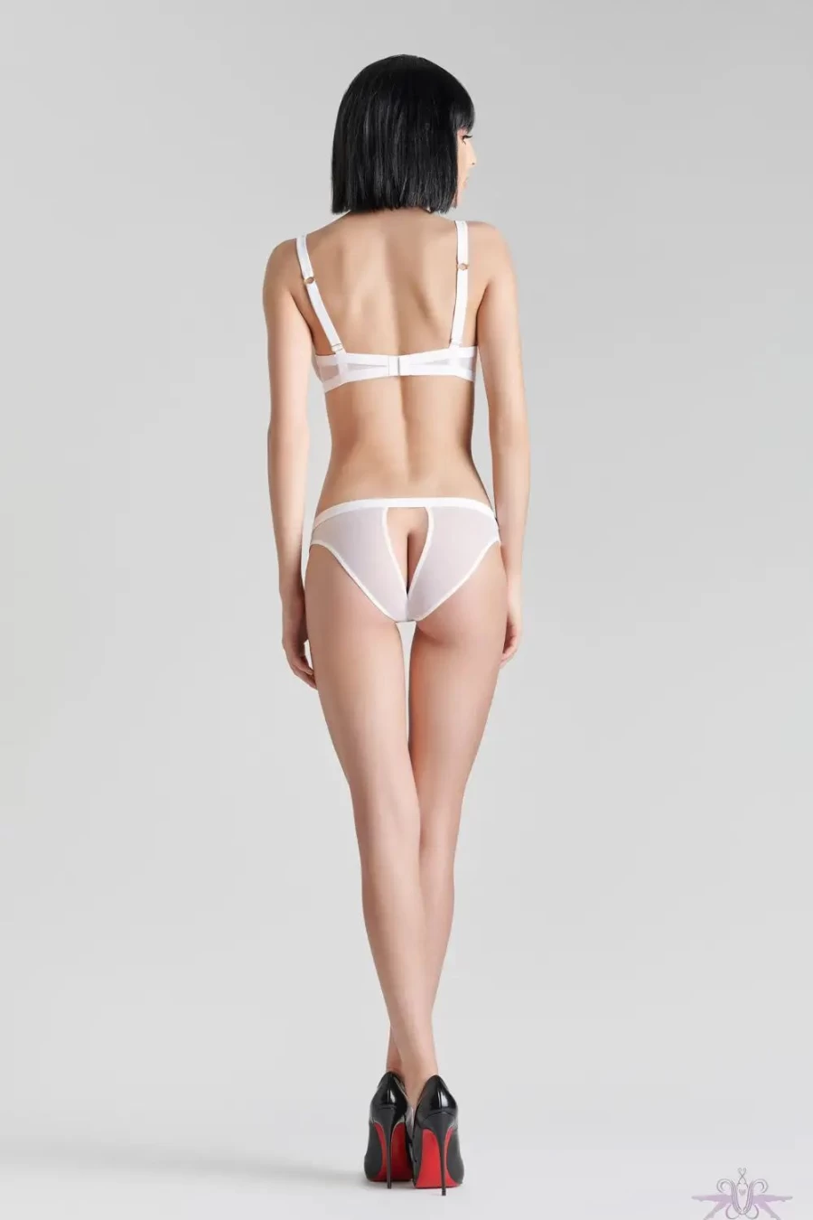 Sexproducts Pure Tentation White Lace Open Panty - Maison Close Style Sensual Lingerie