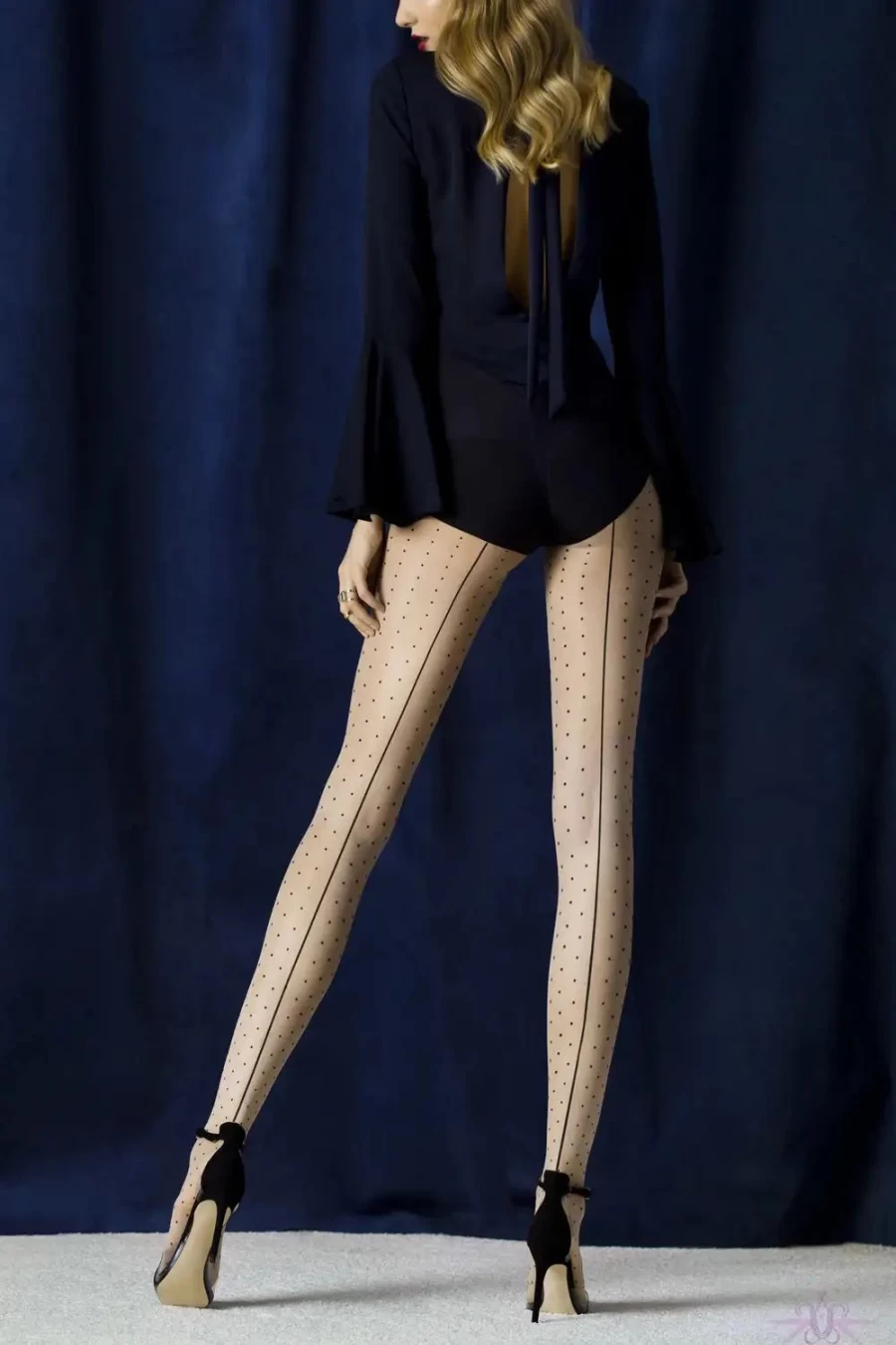 "Sexproducts Fiore Intrigue Seamed Spotted Tight - Stylish & Comfortable Tights"