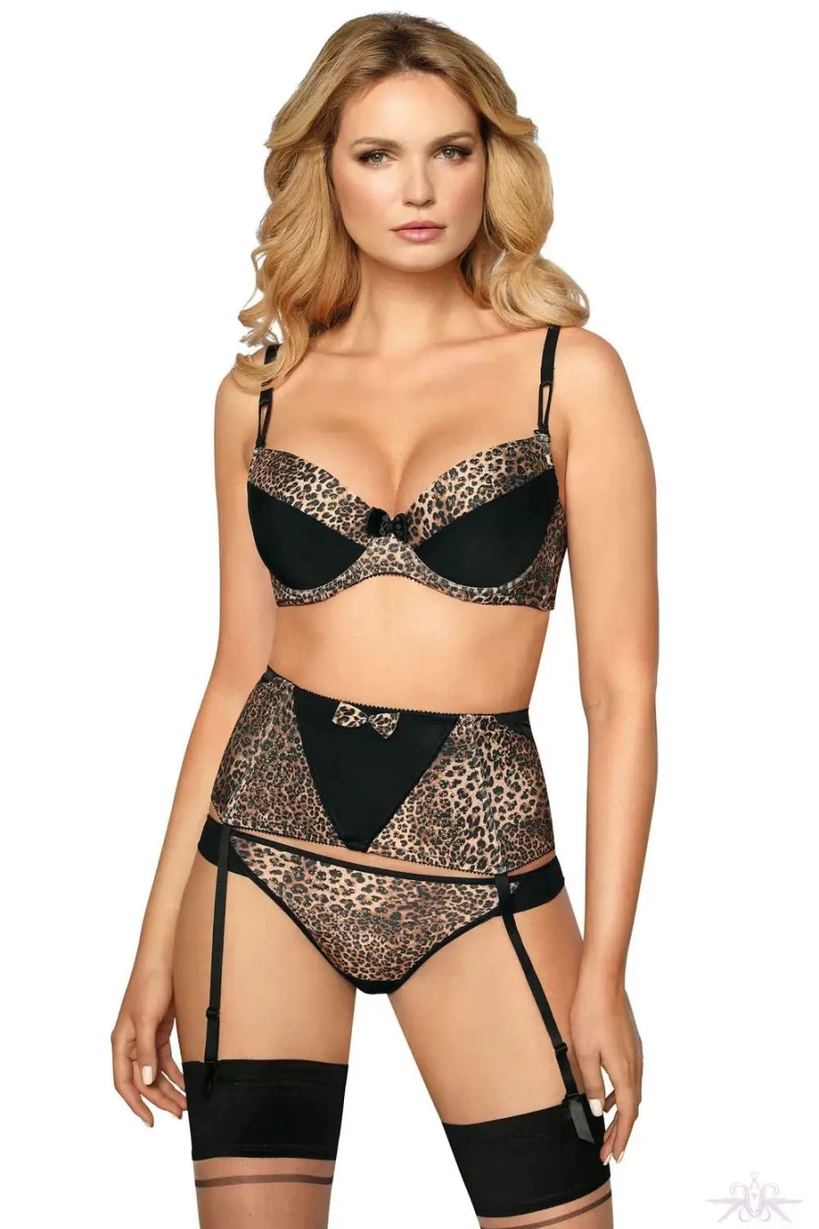 Sexproducts Black Roza Zoje Suspender Belt for Women - Stylish Garter Belt